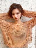 -LAGOON ALIVE-新田/前髪/大人可愛い/小顔/ショート/ベージュ