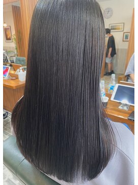 ビーチ ヘア メイク 綱島店(BEACH hair make) 艶感ストレートヘア/ビターショコラ/うる艶髪