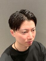 ビーダンディー(Bee dandy) ビジネスフォーマルマッシュショートツーブロックセンターパート