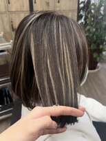 ヴィフ 大船(VIF)&nbsp;ハイライトカラーナチュラルデザインカラー白髪ぼかし脱白髪染め