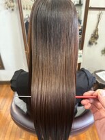 美容室 メザミー MESAMIES&nbsp;大人可愛いストレートロングツヤ髪髪質改善ナチュラル