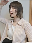 ボブ　レイヤーカット　顔まわり　顔まわりカット