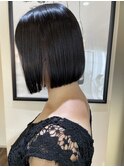酸性ストレートボブ