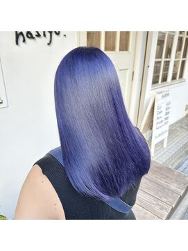 ハシゴ(hasigo.) ディープパープルカラー 2ブリーチ