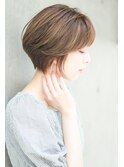 大人カジュアル小顔ナチュラルショートボブ10代20代30代新宿