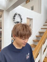 リンダ Linda&nbsp;men'sマッシュ　ハイトーンベージュカラー