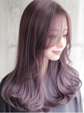 アルトリスト(Altruist Aging×HAIR&SPA) ★ダークアッシュ大人ガーリーボブ着物ミディアムレイヤーカット