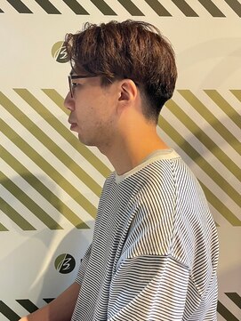 バーバーバー アカバネ(BARBER-BAR AKABANE) ビジネスマンの爽やか毛流れヘア×メンズカラー#1