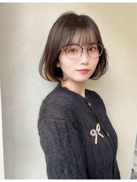 スターズ 船橋(STARS) ココアブラウン　タンバルモリ　ショートボブ