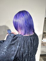 ザ オーダー(THE ORDER)&nbsp;ブルーラベンダー 筋感デザインセクションメッシュ寒色