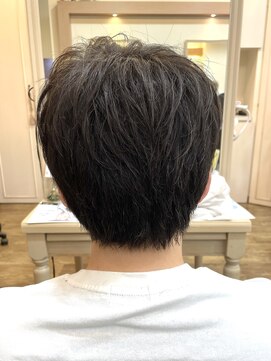 アルターリール(aL ter Rire) 韓国マッシュ/スパイキーショート/ブルーブラック[鎌取］中村