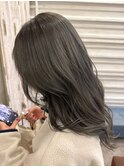 大人かわいいエギョモリミルクティーブラウン ひし形シルエット