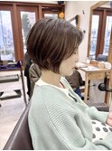 フェザーショート/大人ショート/マロンブラウン/20代30代40代