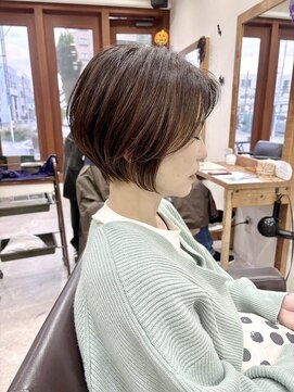 ラポール 柏店(RAPPOR) フェザーショート/大人ショート/マロンブラウン/20代30代40代