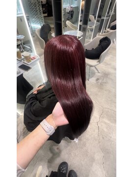 ジェム(GEM) 【hinana】ブリーチなしでできるワインレッド