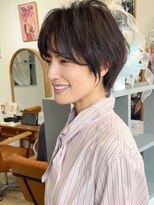 アイル(I'll) ナチュラルボブ前髪ありイメチェン20代30代40代50代ショートボブ