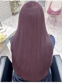 【柔らか女子】メロウカシスパープル×艶髪ストレート