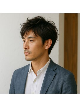 スープレックス ヘアーデザイン(SOUPREX HAIR DESIGN) 大人メンズショートレイヤー　20代 30代 40代 50代 60代　メンズ