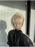MEN’S HAIR/ブルーブラック/フェザーパーマ/木更津