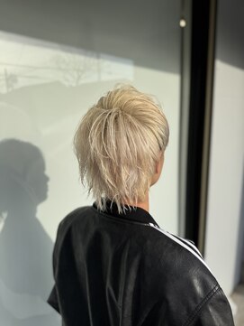 アイスプロドバイブルーム 木更津店(ice prod by bloom) MEN’S HAIR/ブルーブラック/フェザーパーマ/木更津