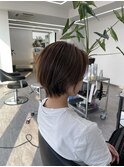 【大人可愛い】ナチュラルショートボブ