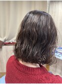 波巻き風パーマ