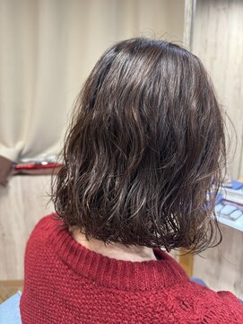 アクロスヘアーデザイン 池袋店(across) 波巻き風パーマ