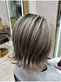 ☆バレイヤージュ×外ハネ☆