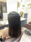 髪質改善で叶う♪縮毛矯正×透明感カラー/20代/30代/40代