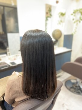 アイノアヌエール 代々木店(AInoa Nouer) 髪質改善で叶う♪縮毛矯正×透明感カラー/20代/30代/40代