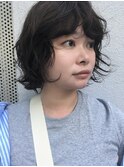 ボブパーマ/ニュアンスパーマ/お顔周り/似合わせ/部分パーマ