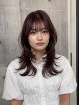 メゾン(Maison) 小顔韓国レイヤーカット透明感カラー髪質改善