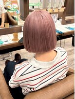 ニュースエン(newseN:) ピンクベージュ/ダブルカラー/ケアブリーチ/髪質改善/新潟/万代