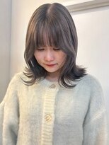 リサヘアーデザイン(RISA HAIR DESIGN)&nbsp;シルバーグレージュ 透明感カラー くびれヘア ケアブリーチ