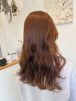 ジジ チーク 栃木(Gigi cheek)&nbsp;ぱっと目を惹くオレンジカラー/髪質改善/透明感カラー