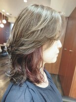ヘアメイク ウエニ 上本町(HAIR MAKE UE2)&nbsp;おしゃれにイヤリングカラーを