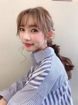 Emma  ecole 後れ毛可愛い♪まとめ髪アレンジ by.木村