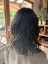 リアンヘアデザイン(Lian hair design) 艶感オリーブグリーン