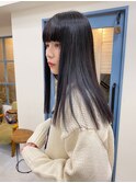切りっぱなしロング