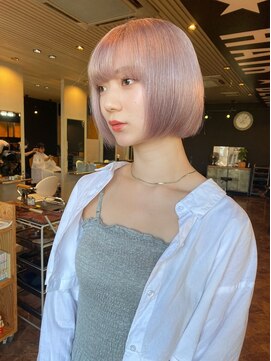 グランツ ヘアーデザイン(GLANZ HAIR DESIGN) pink purple