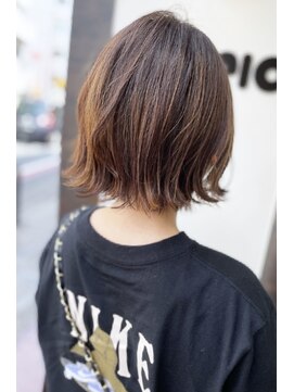 ニット 銀座(knit) 《knit銀座》大人可愛い20代30代40代ショートボブ丸み前下がり