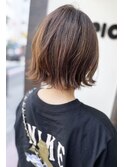 《knit銀座》大人可愛い20代30代40代ショートボブ丸み前下がり