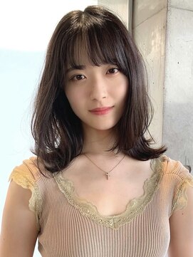 ブラウン(Brown) ミディアムレイヤー / くすみベージュ