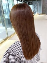 アイティーバイアルバム 松戸店(IT by ALBUM) ツヤストレートロング_グレージュカラーボブウルフ_ba400301