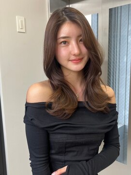 ベレーザシェルト(Beleza scelto) 2914透明感ミルクチョコレートダークアッシュ波巻きスローカラー