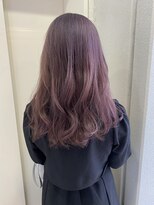 ヘアーデザイン シュシュ(hair design Chou Chou by Yone)&nbsp;ラベンダーベージュ&セミロング