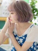 カバーヘア ブリス 川口(COVER HAIR bliss) ■モーブセクションカラーふわふわショート214★川口10代20代