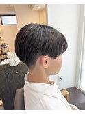 センターパート ナチュラル カルマパーマ