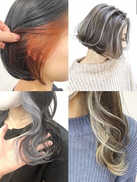 カミビト 東大阪本店(KamiBito) ボブ×ハイライト