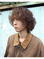 ゴールド 京都(GOALD)&nbsp;マッシュウルフ　ツイストスパイラル　スパイラル　メンズパーマ